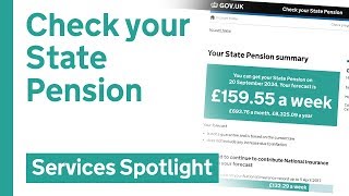 Check your state pension on GOVUK [upl. by Kennan]