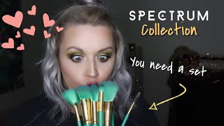 SPECTRUM COLLECTION  MALACHITE  CRYSTAL CHIC  MAKEUP BRUSHES [upl. by Edson]