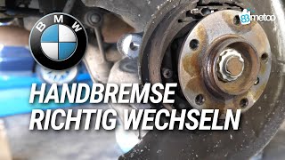 BMW E60 Handbremse wechseln und einstellen  BMW Klimaanlage kühlt nicht richtig befüllen [upl. by Dobbins]