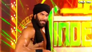 Jinder Mahal Returns 2020 to RAW with his 3 Man Band Theme Epic Entrances [upl. by Bork]