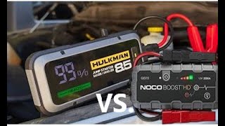 HULKMAN 85S VS NOCO GB70 HEADTOHEAD on V8 [upl. by Yrek]