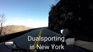 Dualsporting and exploring in NY [upl. by Nottnerb]