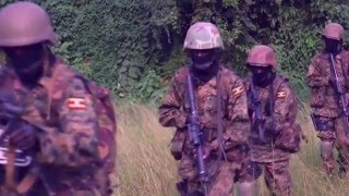 Ugandas army  UPDF showcasing combat readiness [upl. by Ainattirb]