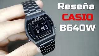 Lleno de Funciones Reloj CASIO B640WB Vintage Reseña [upl. by Nader]