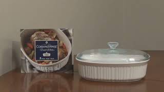 Corning Ware Baking Dish Use and Care Tips [upl. by Ena]