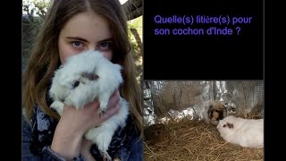 Les différentes litières pour cochon dInde ღ [upl. by Esinel]