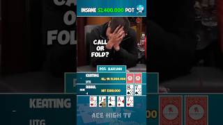 Guess what Alan Keating has 😱 poker highstakespoker [upl. by Tips]