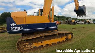 1986 Komatsu PC210LC 65 Litre 6Cyl Diesel Crawler Excavator 92KW  123 HP [upl. by Bradly]