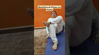 Beneficios de Pilates con Pelotaenvejecimientoactivoysaludable shortsfeed [upl. by Akinal]