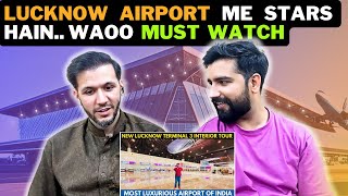 Lucknow Airport Terminal 3  Most Luxurious Airport India 😮 Pakistani Reacts [upl. by Ahsieki122]