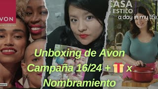 UNBOXING DE AVON CAMPAÑA 1624  🎁 x Nombramiento Argentina [upl. by Nomahs]