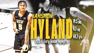 NahShon “Bones” Hyland VCU 202021 Season Highlights  195 PPG 447 FG A10 POY Nuggets [upl. by Nilek688]