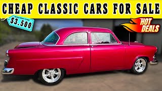 Bygone Gems 15 Classic Cars SALE That Fit Your Budget [upl. by Emelita]