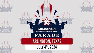 2024 Arlington 4th of July Parade  Arlington TX [upl. by Par925]