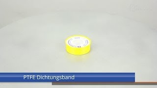 PTFE Dichtungsband [upl. by Aynodal342]