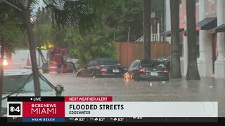 Flooded streets reported in Edgewater [upl. by Noraa]