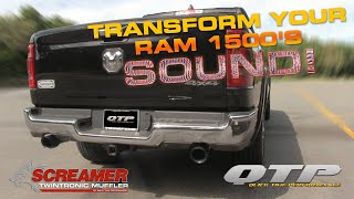 QTP 2018 Ram 1500 Screamer Exhaust System [upl. by Iden]