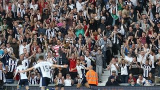 FAN CAM West Bromwich Albion fans boingboing and sing The Lords My Shepherd [upl. by Naashar655]