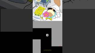 Poor SpongeBob 😭  Antoons  Xpotato Bouncing Square [upl. by Ahsekim]