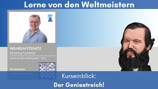 Der Geniestreich Wilhelm Steinitz vs Curt von Bardeleben [upl. by Zoes]