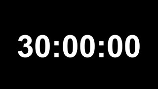 CRONÓMETRO de 30 minutos SIN ALARMA  TEMPORIZADOR de 30 minutos [upl. by Gromme]