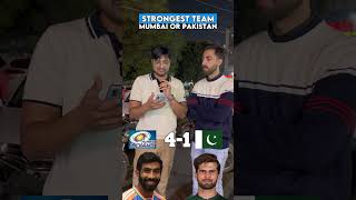 Mumbai Indian vs Pakistan T20 Team Pick Stronger Team pakistanireaction indvspak [upl. by Kalbli]