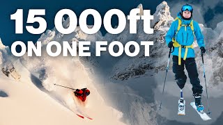 Losing a leg then ski touring 6500ft a day [upl. by Etnahsal]