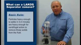 LAKOS Centrifugal Separator Demo Video [upl. by Atneuqal]