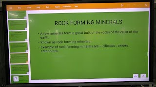 ROCK FORMING MINERALS  PETROLEUM GEOLOGY  3rd Sem PE [upl. by Frey]