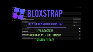 BEST BLOXSTRAP SETTINGSFPS BOOSTER [upl. by Niret]