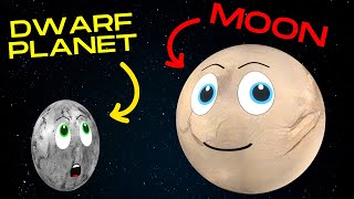 Do Dwarf Planets have moons  Space for Kids  Solar System Planets  Kids Video [upl. by Yrrem]