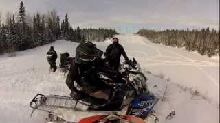 Sledding in Cochrane Ontario [upl. by Braun478]