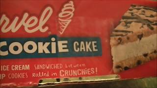 Food Review 152 Carvel Ice Cream Cookie Cake [upl. by Annitsirhc]