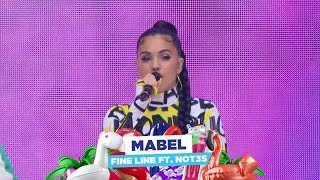 Mabel  ‘Fine Line feat NOT3s’ live at Capital’s Summertime Ball 2018 [upl. by Nived]