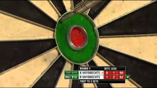 Kim Huybrechts vs Ronnie Huybrechts  PDC World Darts Championships 2014 First Round [upl. by Eenobe667]