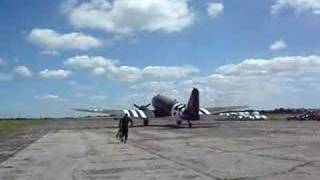 C47 Landing upottery Devon 31 july 2007 [upl. by Reinertson]