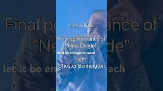 New Divide final performance Chester Bennington 2017 he was exhausted linkinpark lpsoldier [upl. by Dlarrej456]