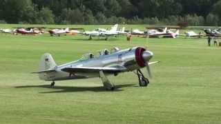 Yakovlev Yak11 quotDFMAXquot  Warbird Flight Display  Hahnweide Airshow [upl. by Toinette251]