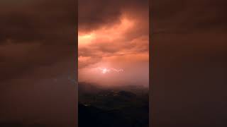 The Drakensberg  Thunderstorm from a cave camping nature hiking mountains solohiking [upl. by Yreneh]