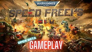 Warhammer 40K Speed Freeks PC GAMEPLAY  Open Beta Access [upl. by Raseta]