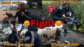 Road Rage  Chapri Rider  Police station  Sunday ride  panga ho gya  matter  Rada  Maaramari [upl. by Julian59]