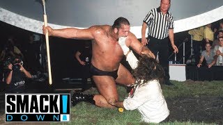 FULL MATCH  Undertaker amp Big Show vs Rock amp Mankind  Buried Alive Match SmackDown Sept 9 1999 [upl. by Natlus]