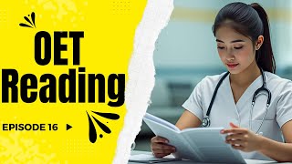 OET Reading Practice Test 16 Best material All profession  OET Answers Official [upl. by Yvonne]