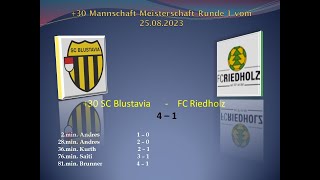 30 Meisterschaft SC Blustavia  FC Riedholz [upl. by Buffum]