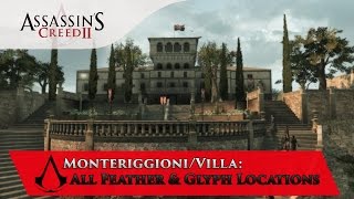 Assassins Creed 2  Feather amp Glyph Locations  MonteriggioniVilla 1080p [upl. by Dareece]