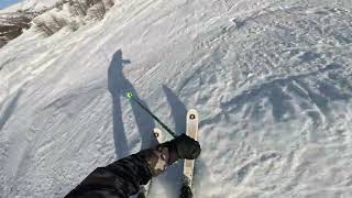 Serre chevalier piste rouge Rocher de lenfer [upl. by Ruford]