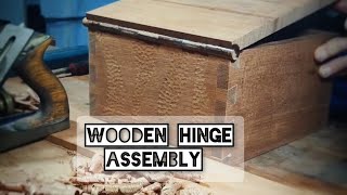 WOODEN HINGE ASSEMBLY 🤙😎 [upl. by Llenoil]