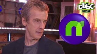 New Doctor Who Peter Capaldi talks Clara and monsters on CBBC Newsround [upl. by Adnerol]