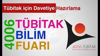 Tübitak 4006 bilim fuarı için davetiye hazırlama [upl. by Eneirda945]