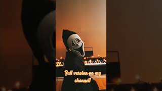 Coraline The Other Father Song coraline piano music creepy halloween cover shorts [upl. by Nedyaj]